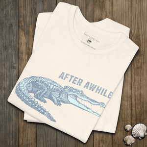 After Awhile Crocodile Tee | Vintage Croc Smile Tee | Ultra-Soft Eco-Friendly Graphic Tee