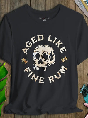 Aged Like Fine Rum Skull Tee - Salt + Threads Co.