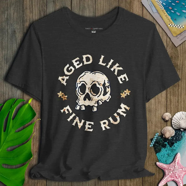 Aged Like Fine Rum Skull Tee - Salt + Threads Co.