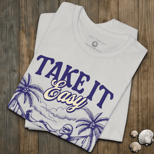 Beach Bum Bigfoot T-Shirt | Planet - Friendly Ultra - Soft Funny Coastal Tee | Ultra - Soft Eco - Friendly Graphic Tee
