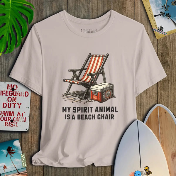 Beach Chair Spirit Animal Tee - Salt + Threads Co.