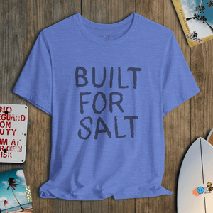 Built for Salt Tee | Vintage Coastal Script | Ultra - Soft Eco - Friendly Graphic Tee