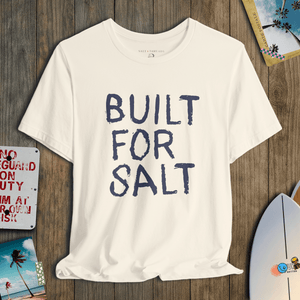 Built for Salt Tee | Vintage Coastal Script | Ultra - Soft Eco - Friendly Graphic Tee