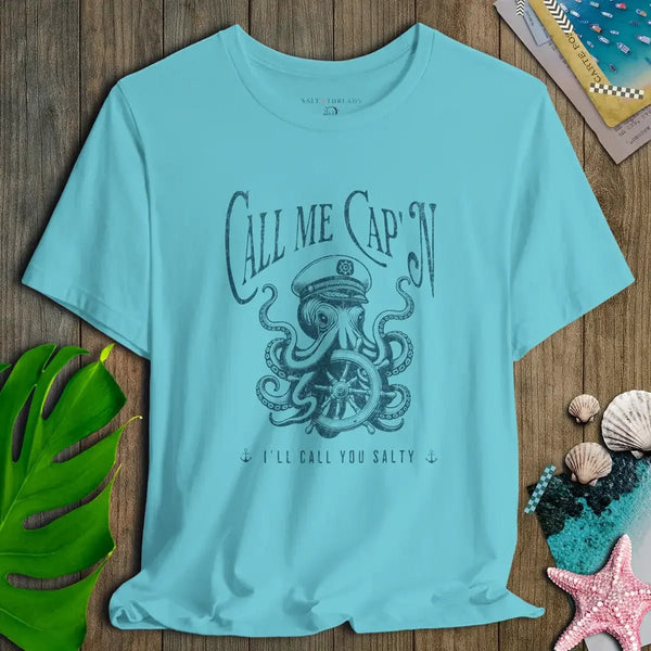 Call Me Cap’n Octopus Tee - Salt + Threads Co.
