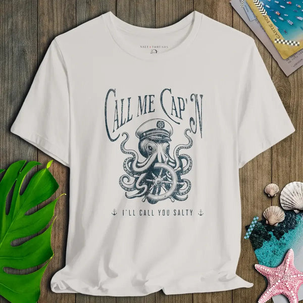 Call Me Cap’n Octopus Tee - Salt + Threads Co.
