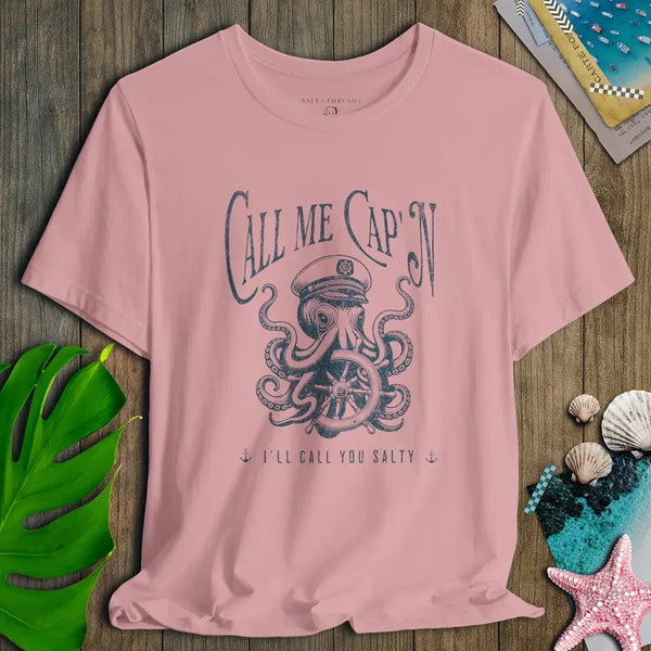 Call Me Cap’n Octopus Tee - Salt + Threads Co.