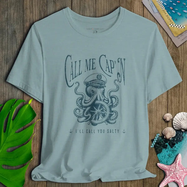 Call Me Cap’n Octopus Tee - Salt + Threads Co.
