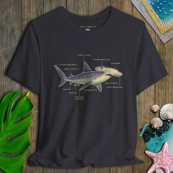 Cheeky Hammerhead Blueprint Tee - Salt + Threads Co.