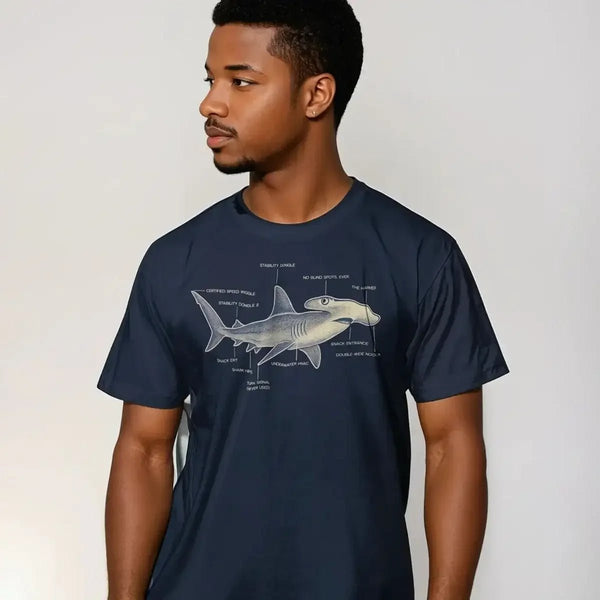Cheeky Hammerhead Blueprint Tee - Salt + Threads Co.