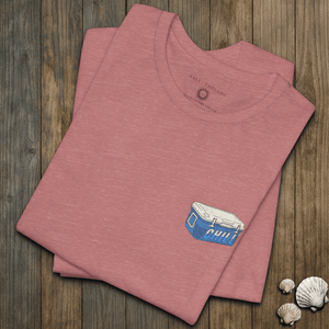 Chill Cooler T-Shirt | Vintage Beach Day Coastal Graphic Tee | Ultra - Soft Eco - Friendly Graphic Tee