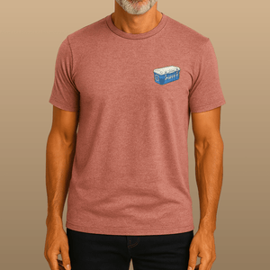 Chill Cooler T-Shirt | Vintage Beach Day Coastal Graphic Tee | Ultra - Soft Eco - Friendly Graphic Tee