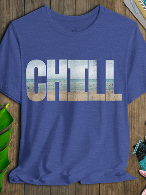 Chill Ocean T-Shirt | Eco - Friendly Ultra - Soft Coastal Graphic Tee | Ultra - Soft Eco - Friendly Graphic Tee