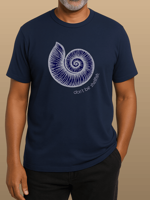 Don’t Be Shellfish T-Shirt | Ultra - Soft Eco - Friendly Graphic Tee | Ultra - Soft Eco - Friendly Graphic Tee