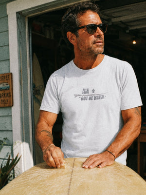 Dry Land Fish Tee | Vintage Surfboard Shirt | Ultra - Soft Eco - Friendly Graphic Tee