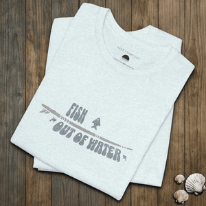 Dry Land Fish Tee | Vintage Surfboard Shirt | Ultra - Soft Eco - Friendly Graphic Tee