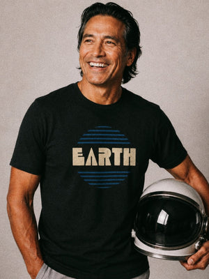 Earth Tee | Vintage Planet Earth Graphic T-Shirt | Ultra-Soft Eco-Friendly Graphic Tee