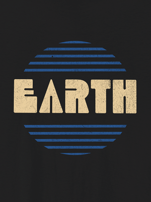 Earth Tee | Vintage Planet Earth Graphic T-Shirt | Ultra-Soft Eco-Friendly Graphic Tee