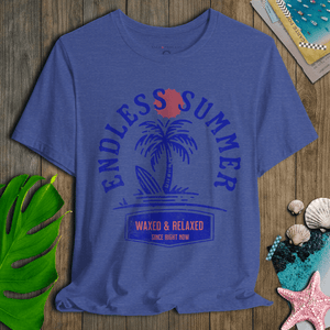 Endless Summer T-Shirt | Vintage Ultra - Soft Coastal Surf Graphic Tee | Ultra - Soft Eco - Friendly Graphic Tee