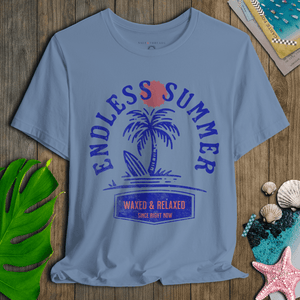 Endless Summer T-Shirt | Vintage Ultra - Soft Coastal Surf Graphic Tee | Ultra - Soft Eco - Friendly Graphic Tee