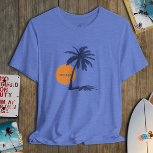Endless Tee | Vintage Sunset Palm | Ultra - Soft Eco - Friendly Graphic Tee