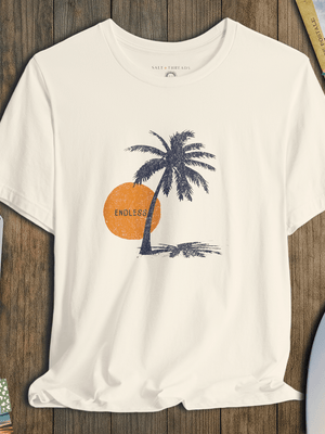Endless Tee | Vintage Sunset Palm | Ultra - Soft Eco - Friendly Graphic Tee