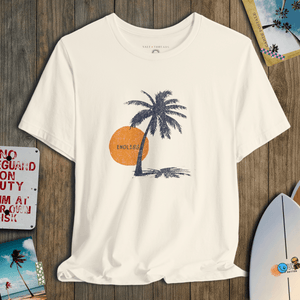 Endless Tee | Vintage Sunset Palm | Ultra - Soft Eco - Friendly Graphic Tee