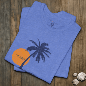 Endless Tee | Vintage Sunset Palm | Ultra - Soft Eco - Friendly Graphic Tee