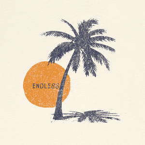 Endless Tee | Vintage Sunset Palm | Ultra - Soft Eco - Friendly Graphic Tee