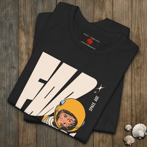 Far Out Tee | Vintage Space Age Graphic T-Shirt | Ultra-Soft Eco-Friendly Graphic Tee