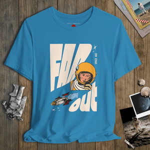 Far Out Tee | Vintage Space Age Graphic T-Shirt | Ultra-Soft Eco-Friendly Graphic Tee