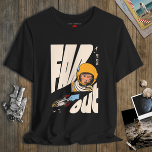 Far Out Tee | Vintage Space Age Graphic T-Shirt | Ultra-Soft Eco-Friendly Graphic Tee
