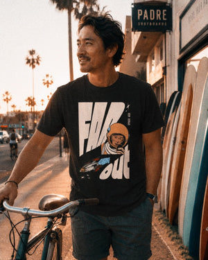 Far Out Tee | Vintage Space Age Graphic T-Shirt | Ultra-Soft Eco-Friendly Graphic Tee