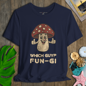 Fun - Gi Mushroom T-Shirt | Eco - Friendly Ultra - Soft Funny Graphic Tee | Ultra - Soft Eco - Friendly Graphic Tee