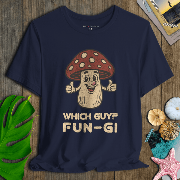 Fun - Gi Mushroom T-Shirt | Eco - Friendly Ultra - Soft Funny Graphic Tee | Ultra - Soft Eco - Friendly Graphic Tee