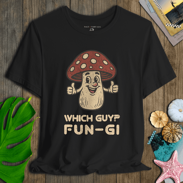 Fun - Gi Mushroom T-Shirt | Eco - Friendly Ultra - Soft Funny Graphic Tee | Ultra - Soft Eco - Friendly Graphic Tee
