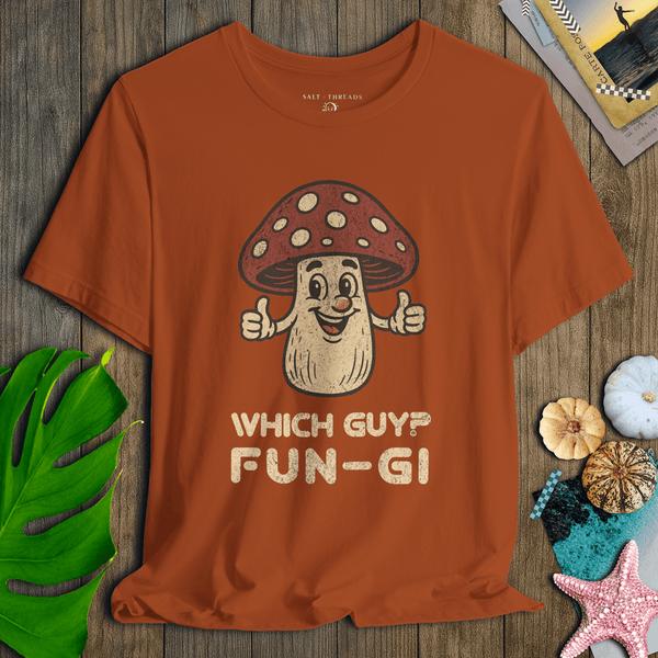 Fun - Gi Mushroom T-Shirt | Eco - Friendly Ultra - Soft Funny Graphic Tee | Ultra - Soft Eco - Friendly Graphic Tee