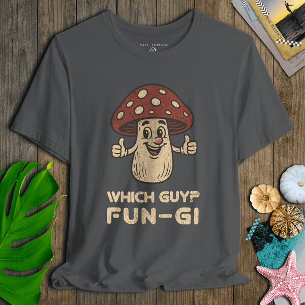 Fun - Gi Mushroom T-Shirt | Eco - Friendly Ultra - Soft Funny Graphic Tee | Ultra - Soft Eco - Friendly Graphic Tee