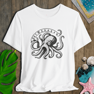 Get Kraken T-Shirt | Ultra - Soft Sustainable Vintage Graphic Tee | Ultra - Soft Eco - Friendly Graphic Tee