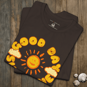 Good Day Sunshine T-Shirt | Vintage Coastal Graphic Tee | Ultra - Soft Eco - Friendly Graphic Tee