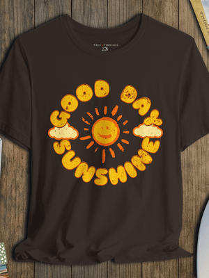 Good Day Sunshine T-Shirt | Vintage Coastal Graphic Tee | Ultra - Soft Eco - Friendly Graphic Tee