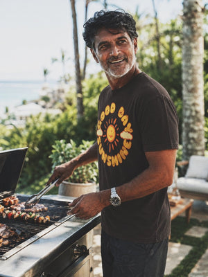 Good Day Sunshine Tee | Vintage Coastal Graphic Tee | Ultra - Soft Eco - Friendly Graphic Tee
