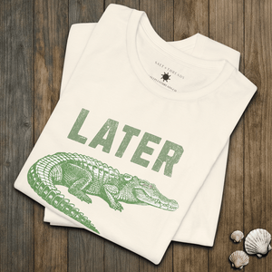 Gym Class Gator Tee | Later Gator Vintage Tee | Ultra - Soft Eco - Friendly Graphic Tee