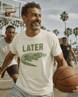 Gym Class Gator Tee | Later Gator Vintage Tee | Ultra - Soft Eco - Friendly Graphic Tee