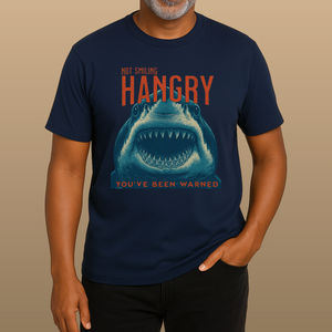Hangry Shark Tee | Eco-Friendly Ultra-Soft Graphic Tee
