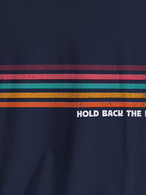Hold Back the Dawn Tee | Vintage 70s Stripe Tee | Ultra-Soft Eco-Friendly Graphic Tee