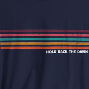 Hold Back the Dawn Tee | Vintage 70s Stripe Tee | Ultra-Soft Eco-Friendly Graphic Tee