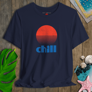Just Chill Tee | Sunset Escape | Ultra - Soft Eco - Friendly Graphic Tee