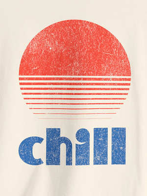 Just Chill Tee | Sunset Escape | Ultra-Soft Eco-Friendly Graphic Tee