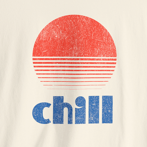 Just Chill Tee | Sunset Escape | Ultra-Soft Eco-Friendly Graphic Tee