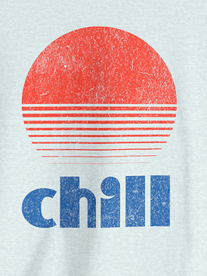 Just Chill Tee | Sunset Escape | Ultra-Soft Eco-Friendly Graphic Tee